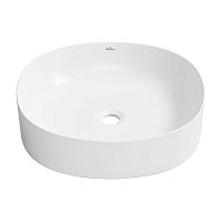 Накладная раковина Wellsee Belle Spa 2.0 335801000, 42*42 см (глянцевая белая)
